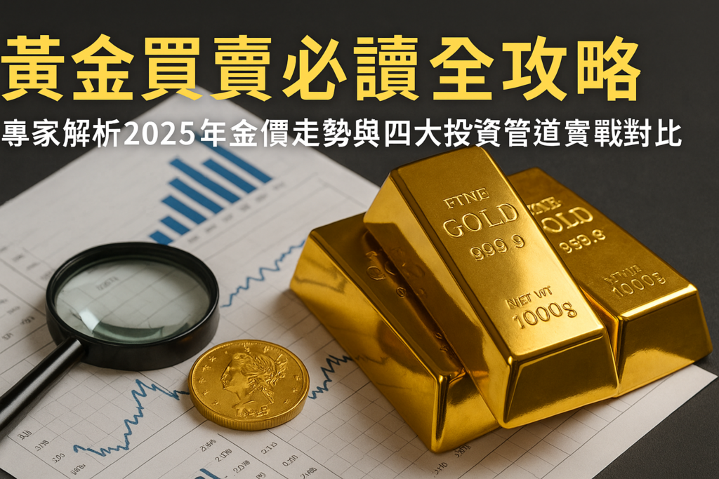 黃金買賣必讀全攻略：專家解析2025年金價走勢與四大投資管道實戰對比